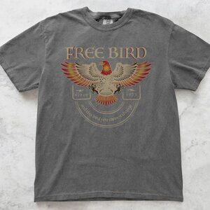 Retro Old School Band Shirt Unisex, Free Bird Shirt, Comfort Colors Band T-Shirt